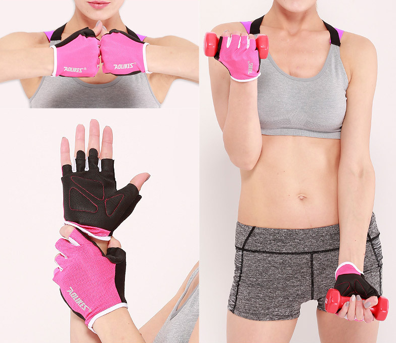 Fitness Gloves for Men and Women with Breathable Support