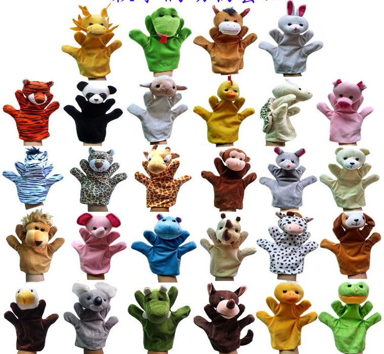 Plush Hand Puppets for Early Childhood Education 28 styles