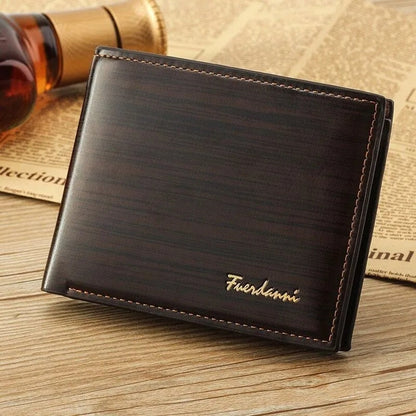 Bifold Leather Credit ID Card Holder Unisex Wallet Billfold Purse Clutch Billfold