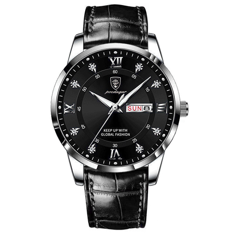Luxury Leather Unisex Sports Watch