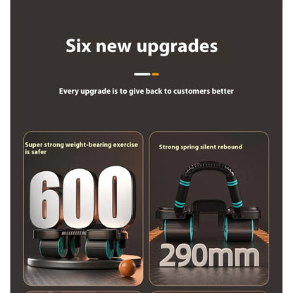 Intelligent Auto-Rebound Ab Wheel