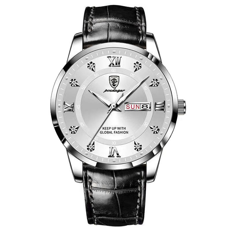 Luxury Leather Unisex Sports Watch
