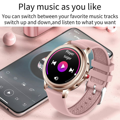CF96 Women's Smartwatch with 1.2" Round Screen