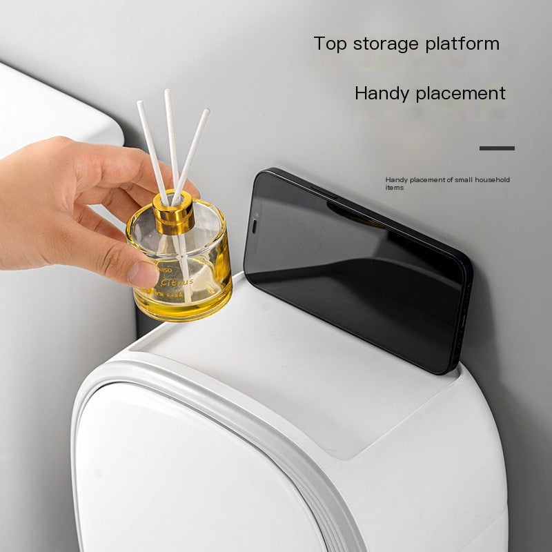 Wall-Mounted Waterproof Tissue Holder for Bathroom