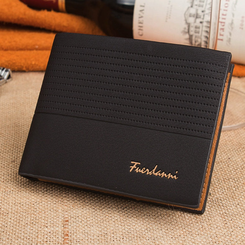 Bifold Leather Credit ID Card Holder Unisex Wallet Billfold Purse Clutch Billfold