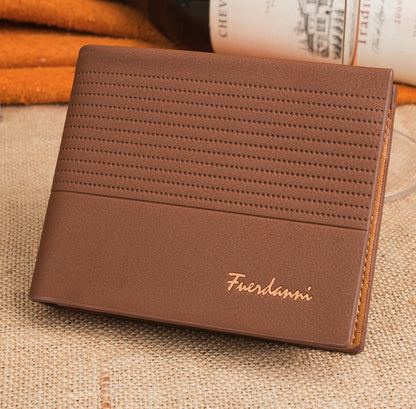 Bifold Leather Credit ID Card Holder Unisex Wallet Billfold Purse Clutch Billfold