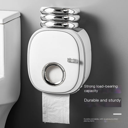 Wall-Mounted Waterproof Tissue Holder for Bathroom