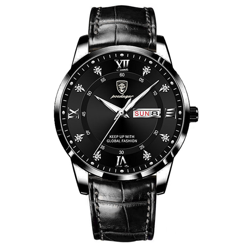 Luxury Leather Unisex Sports Watch