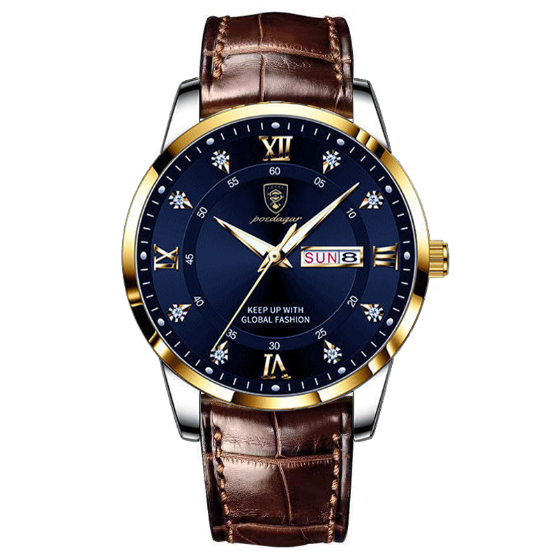 Luxury Leather Unisex Sports Watch