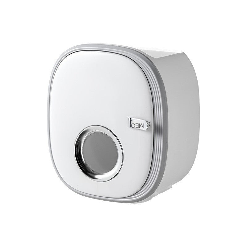 Wall-Mounted Waterproof Tissue Holder for Bathroom