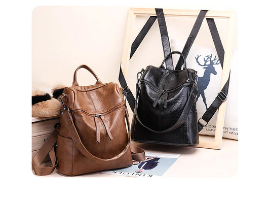Women's Backpack - Dual Shoulder Bag