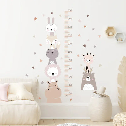 Bohemian Style Animal Wall Stickers for Kids' Room