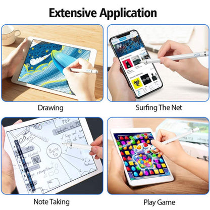Active Stylus Pen for iPad and Android Tablets - Universal Rechargeable Digital Pencil for Touch Screens