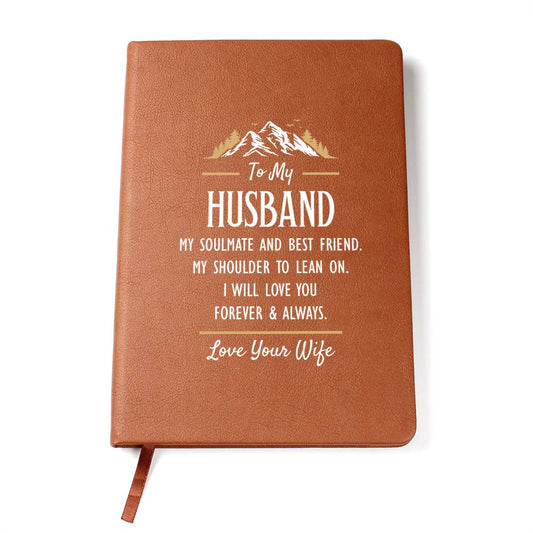 My Soulmate and Best Friend - Leather Journal