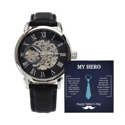 My Hero Dad - Openwork Watch