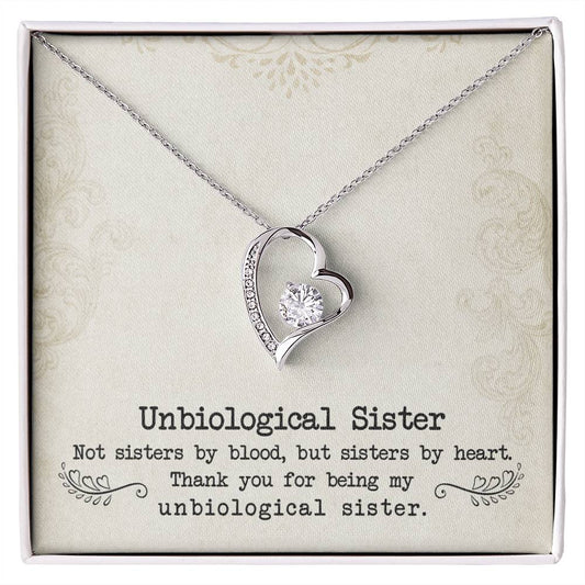 Unbiological Sister - Forever Love Necklace