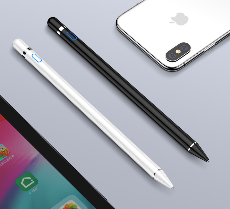 Active Stylus Pen for iPad and Android Tablets - Universal Rechargeable Digital Pencil for Touch Screens