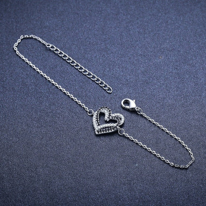 Titanium Steel Exquisite Cute Fashion Heart Bracelet