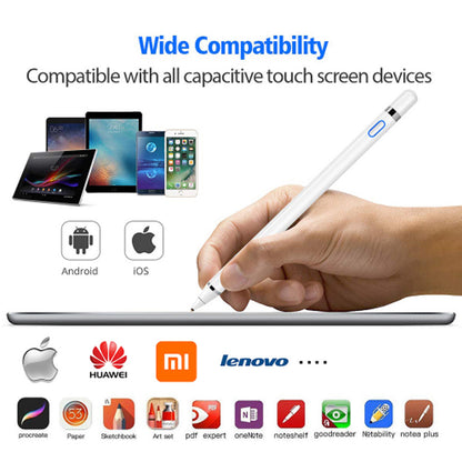 Active Stylus Pen for iPad and Android Tablets - Universal Rechargeable Digital Pencil for Touch Screens