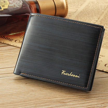 Bifold Leather Credit ID Card Holder Unisex Wallet Billfold Purse Clutch Billfold