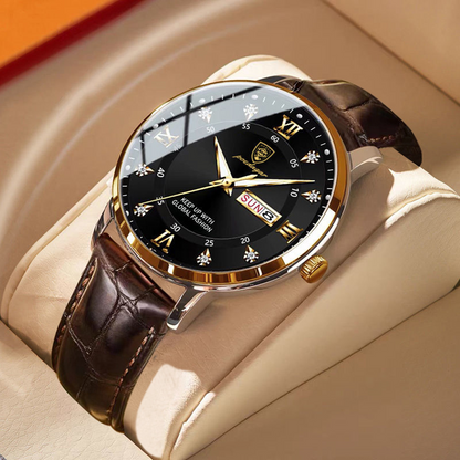 Luxury Leather Unisex Sports Watch