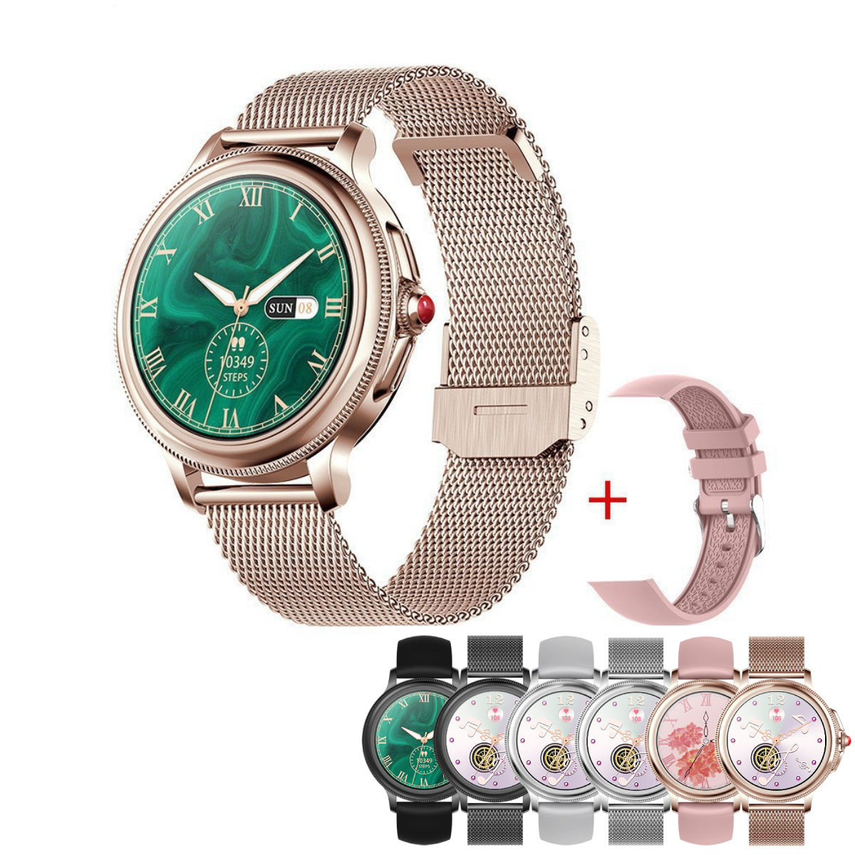 CF96 Women's Smartwatch with 1.2" Round Screen