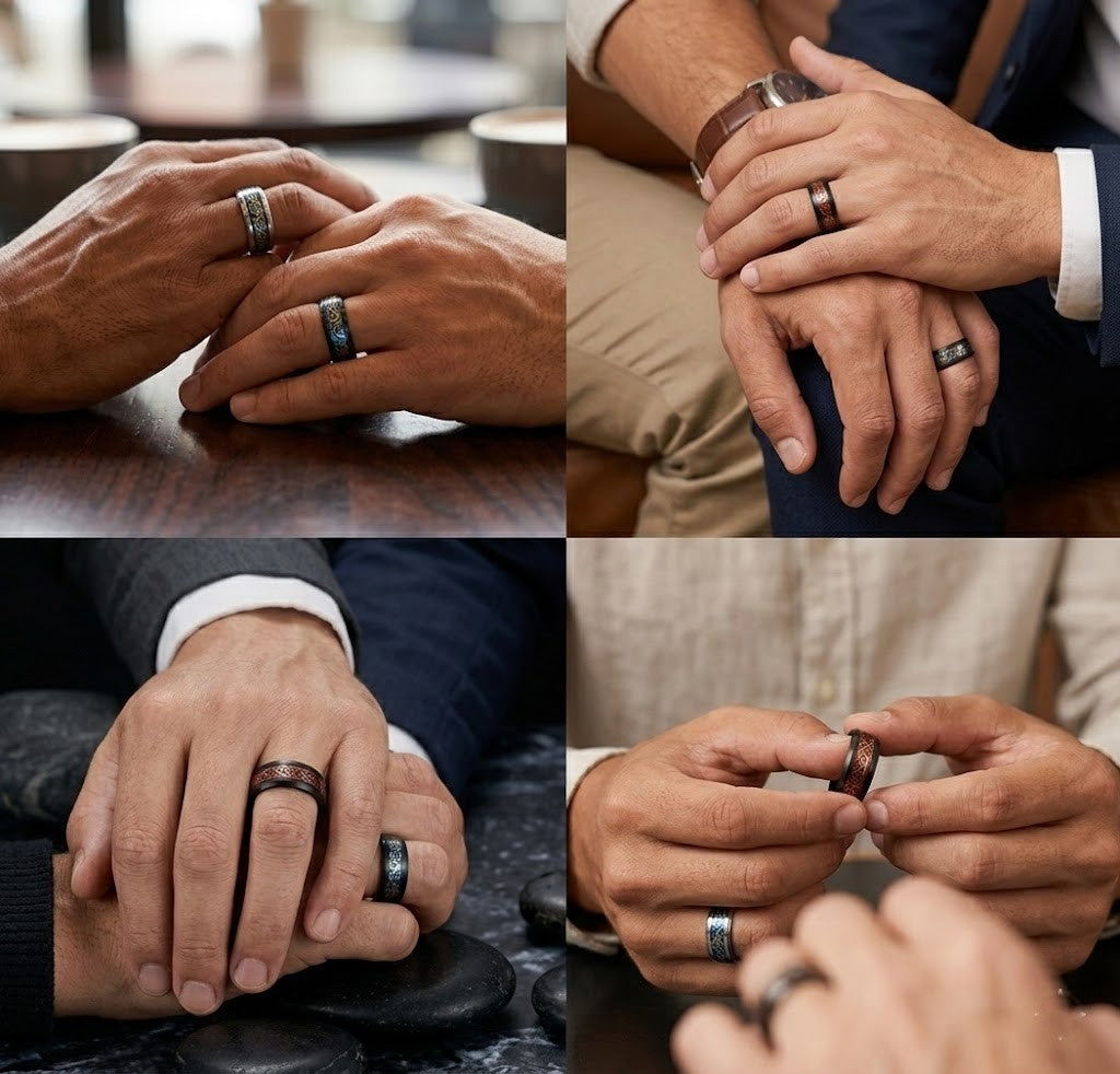 Asgard Crafted Basilisk Scale Wedding Ring