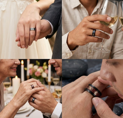 Asgard Crafted Basilisk Scale Wedding Ring